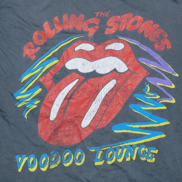 Day SS Dark Grey Tee The Rolling Stones "Voodoo Lounge" - Size Small - Picture 2 of 7